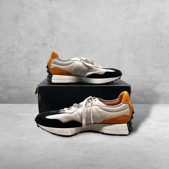 ★ New Balance 327 ‘Moonbeam Madras Orange’ Multi-Color Suede Sneaker ★ - Picture 4 of 9